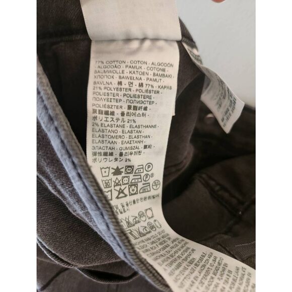 Levi Strauss Size 10 Mid Rise Skinny Jeans Signature Black Denim - Picture 5 of 6